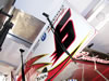 Kahne Racing T&E 53' Semi Sprint Trailer - Interior View - Wing Mounts